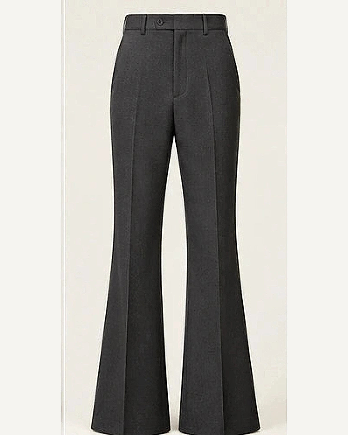 DFCOLOR::Charcoal::product — Walnut High-Rise Flare Trousers; 4:5 full-image reframed without crop