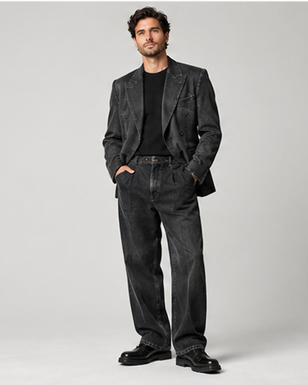 DARE U editorial cover for The Non-Suit Suit — portrait relaxed-tailoring styling