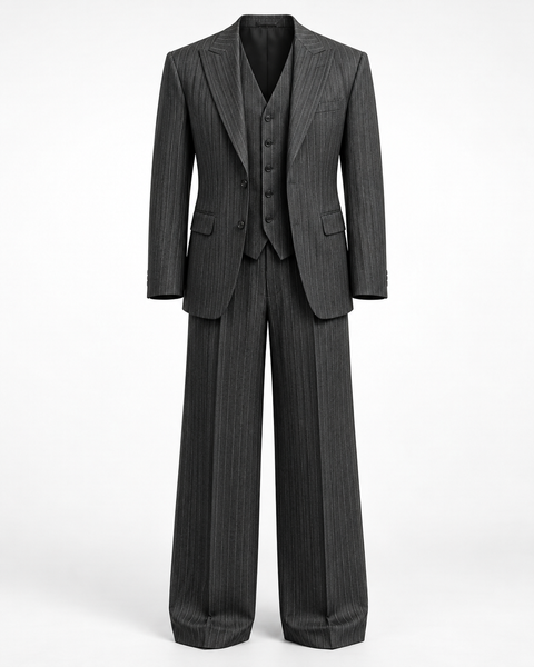 DFCOLOR::Charcoal::V4 AI product-front studio image; garment-only, approved mother-image visual