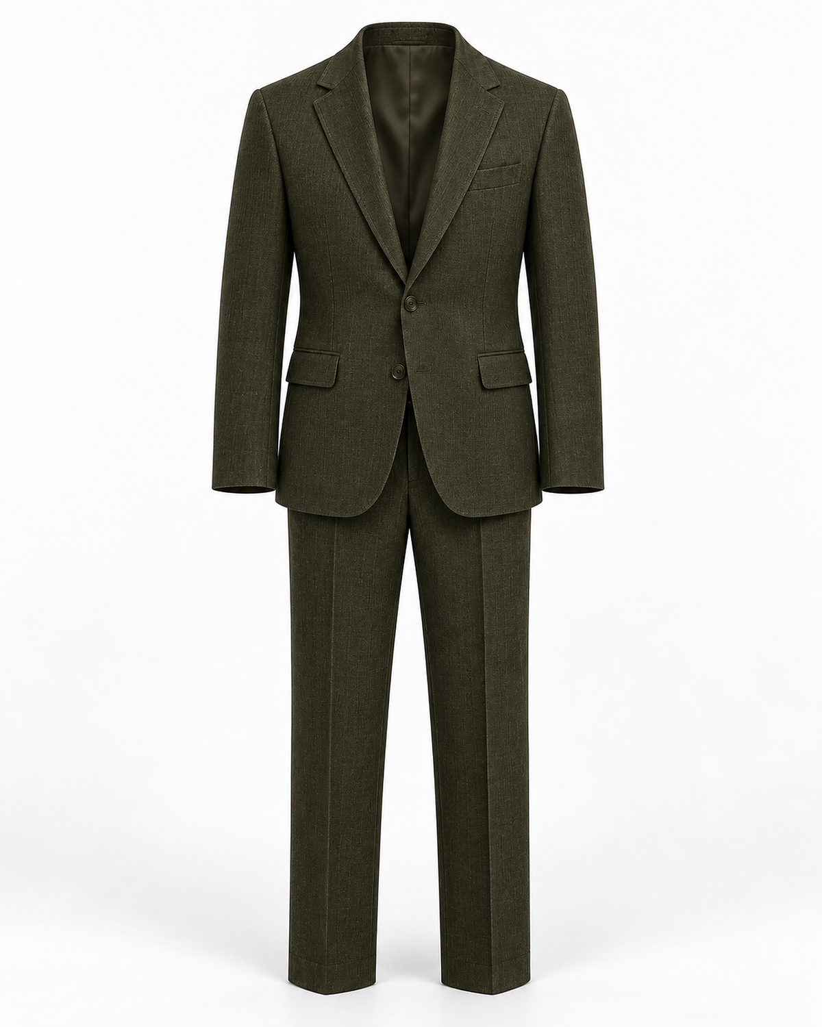DFCOLOR::Olive::V4 AI product-front studio image; garment-only, approved mother-image visual