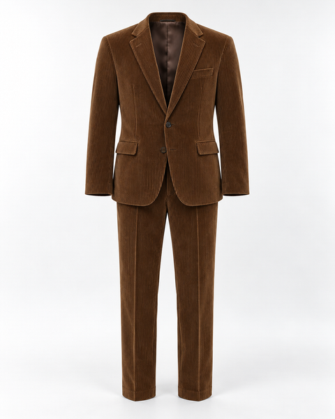 DFCOLOR::Tobacco::V4 AI product-front studio image; garment-only, approved mother-image visual