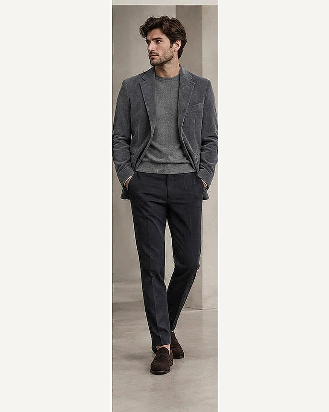 DFCOLOR::Slate::onbody — Fine-Wale Corduroy Elbow-Patch Sport Coat; 4:5 full-image reframed without crop