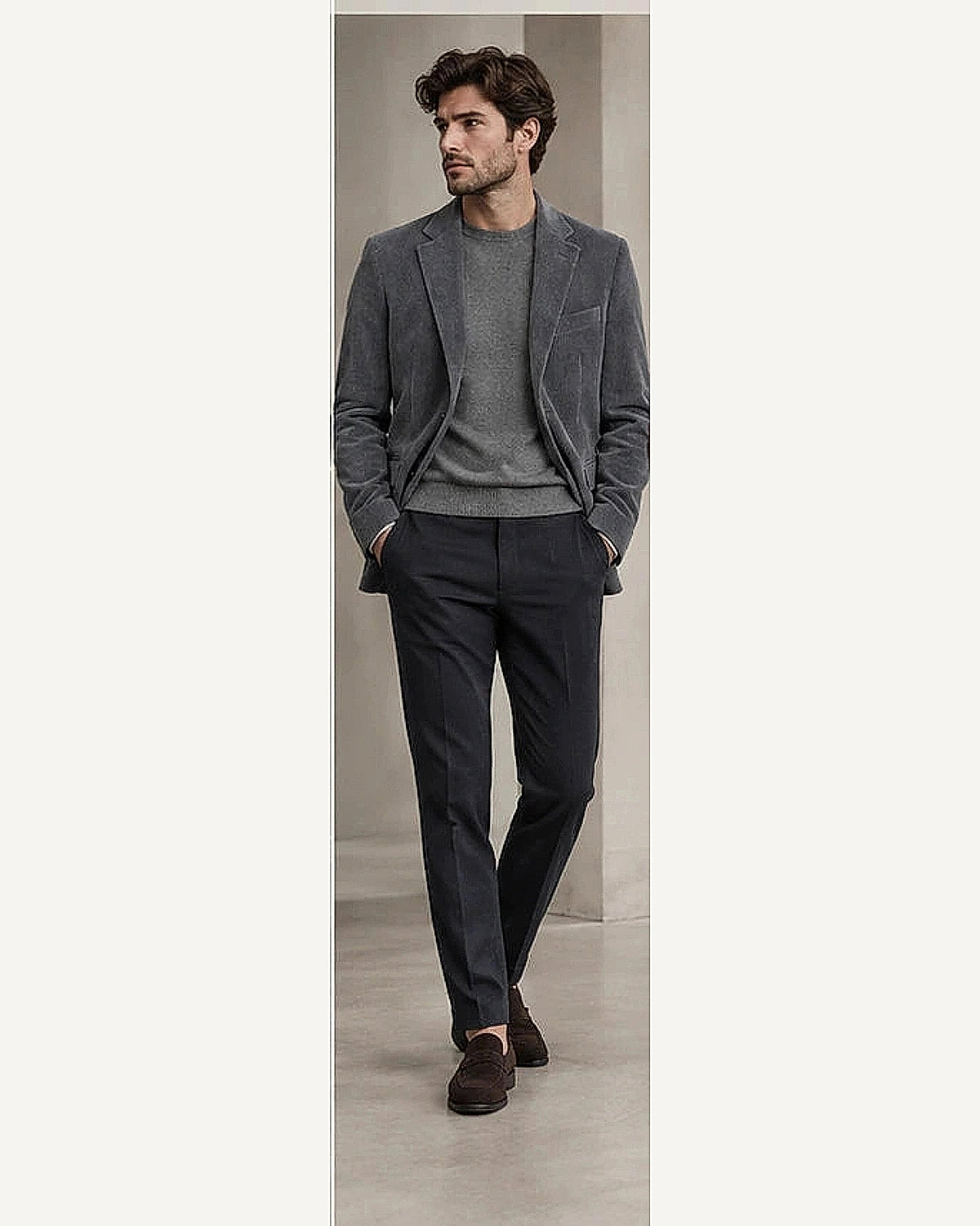 DFCOLOR::Slate::onbody — Fine-Wale Corduroy Elbow-Patch Sport Coat; 4:5 full-image reframed without crop