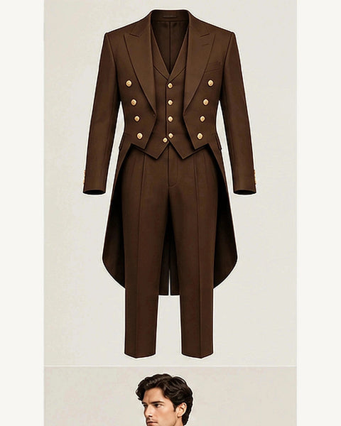 DFCOLOR::Chocolate::product — Regency Tailcoat Formal Set